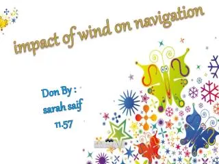 impact of wind on navigation