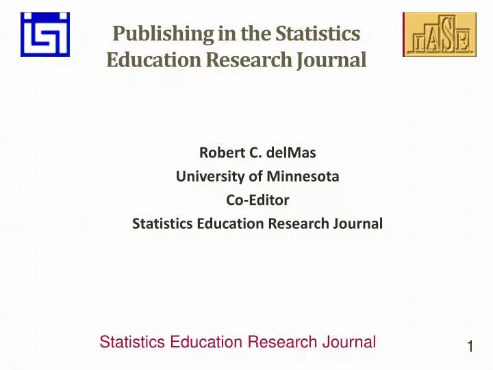 publishing in the statistics education research journal