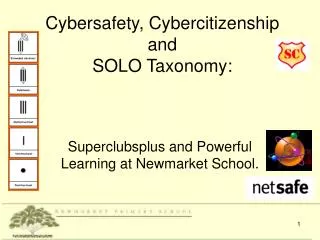 Cybersafety, Cybercitizenship and SOLO Taxonomy: