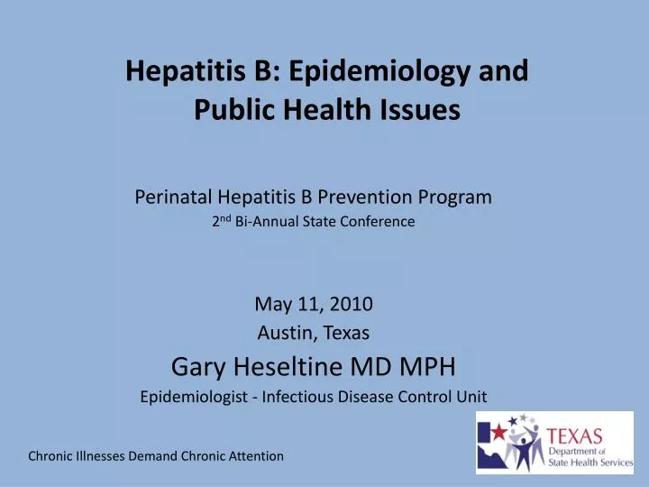 hepatitis b epidemiology and public health issues