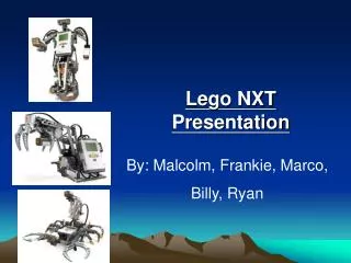 Lego NXT Presentation