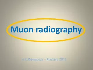 Muon radiography