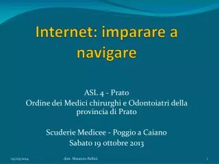 internet imparare a navigare