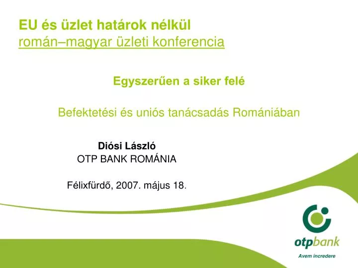 di si l szl otp bank rom nia f lixf rd 2007 m jus 18