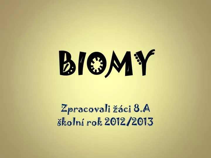 biomy