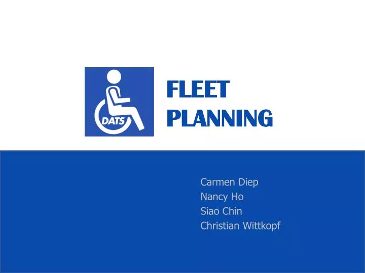 fleet planning