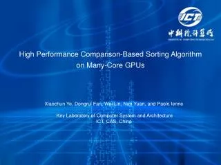 High Performance Comparison-Based Sorting Algorithm on Many-Core GPUs