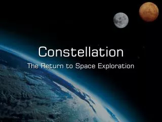 The Return to Space Exploration