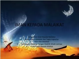 iman kepada malaikat