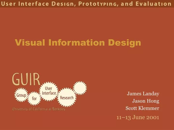 visual information design