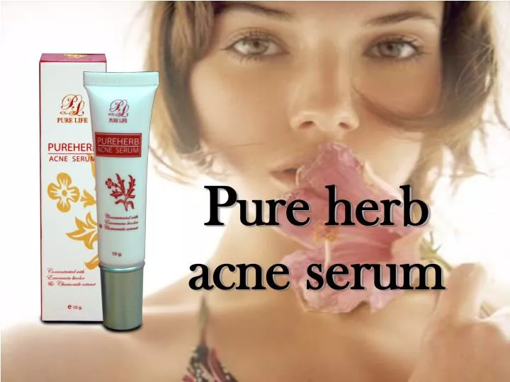 pure herb acne serum