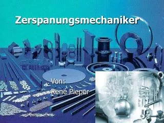 zerspanungsmechaniker