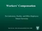 Workers’ Compensation - slide 1
