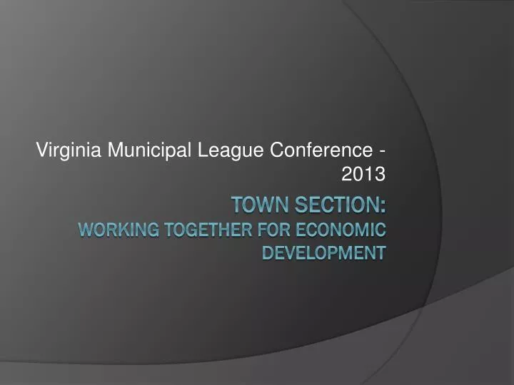 virginia municipal league conference 2013