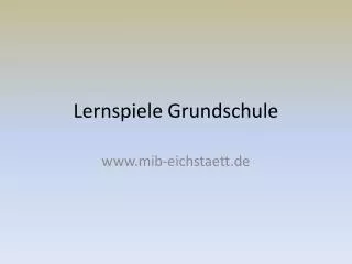 lernspiele grundschule