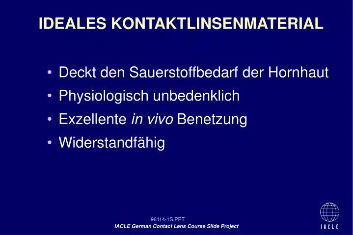 ideales kontaktlinsenmaterial