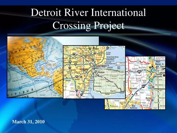 detroit river international crossing project