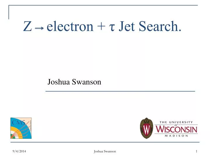 z electron jet search