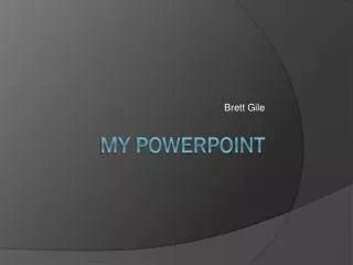 M y PowerPoint