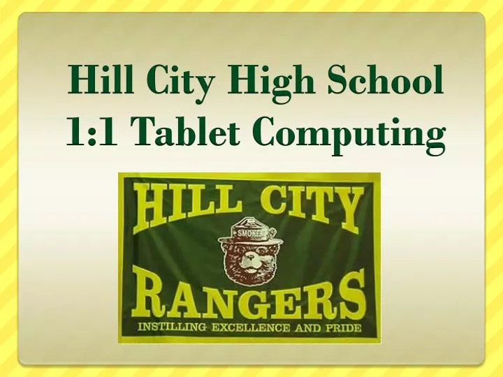 hill city high school 1 1 tablet computing