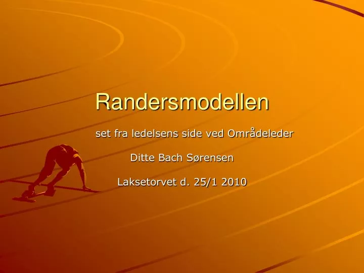 randersmodellen