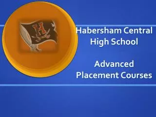 Habersham Central High School Advanced Placement Courses