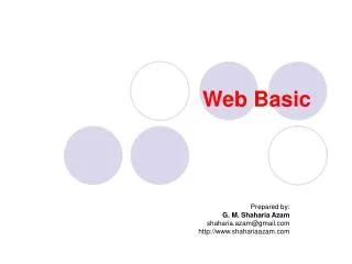 Web Basic