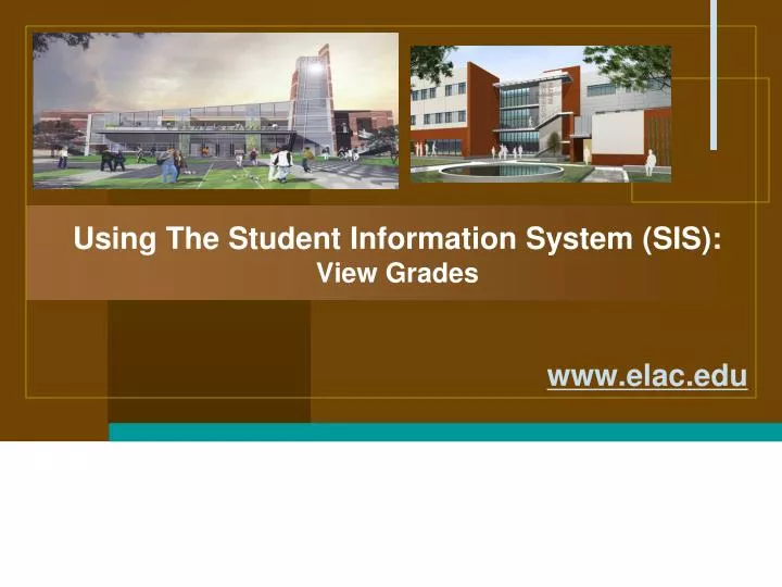 using the student information system sis view grades