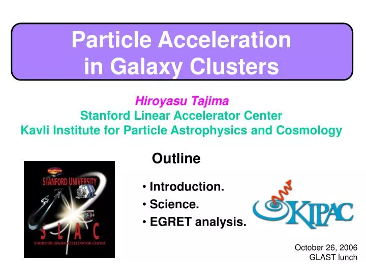 particle acceleration in galaxy clusters