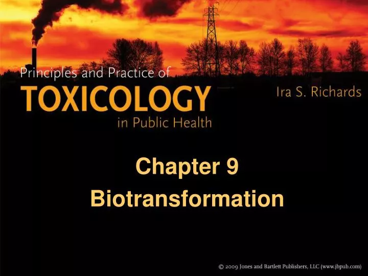 chapter 9 biotransformation