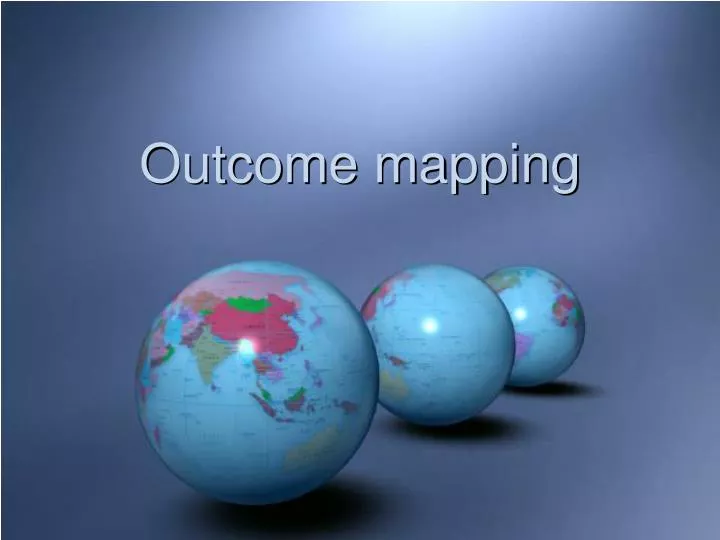 outcome mapping