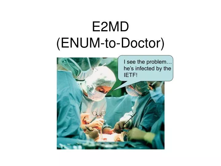 e2md enum to doctor