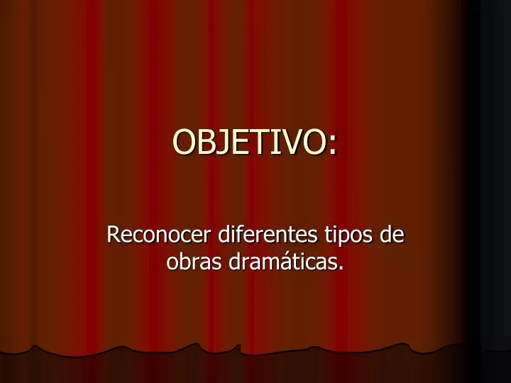 objetivo