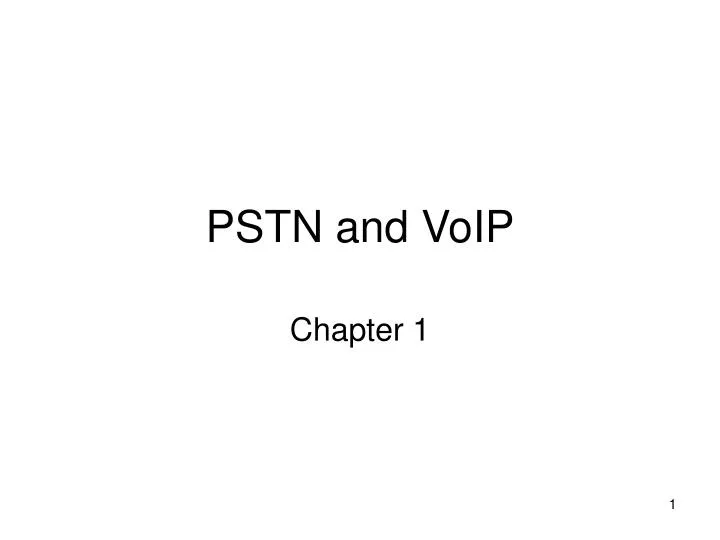 pstn and voip