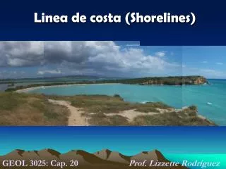 linea de costa shorelines