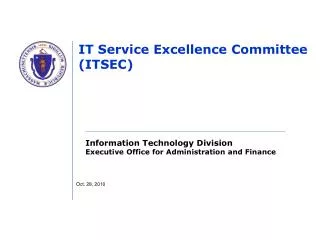 IT Service Excellence Committee (ITSEC)