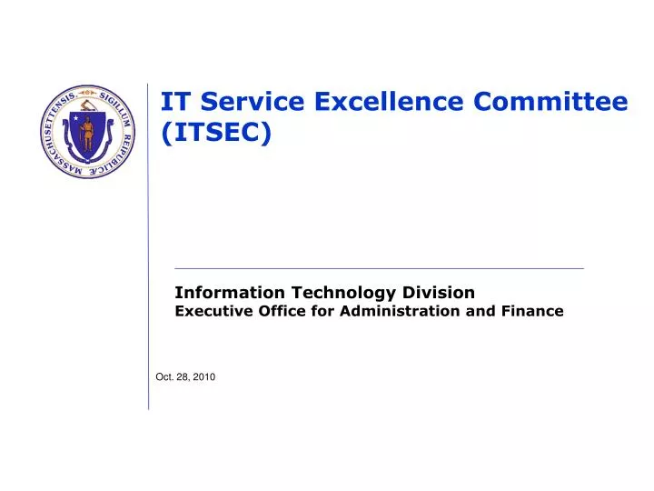 it service excellence committee itsec