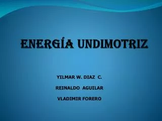 energ a undimotriz