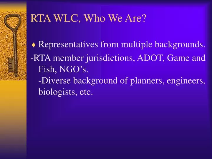 rta wlc who we are