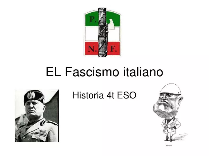 el fascismo italiano