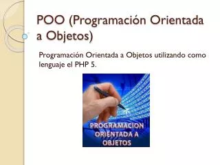 poo programaci n orientada a objetos