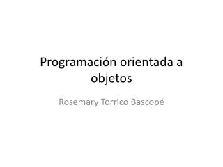 programaci n orientada a objetos