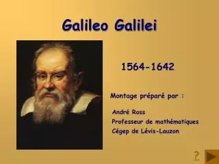galileo galilei