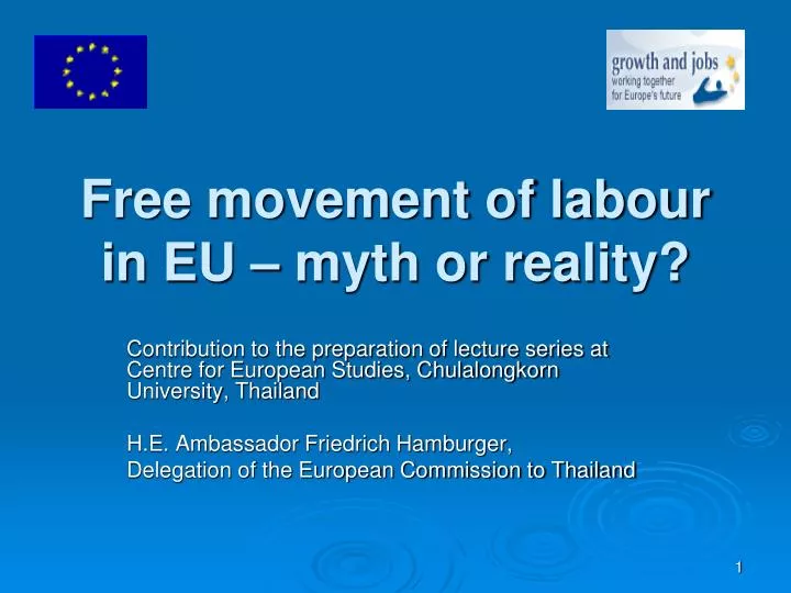 free movement of labour in eu myth or reality