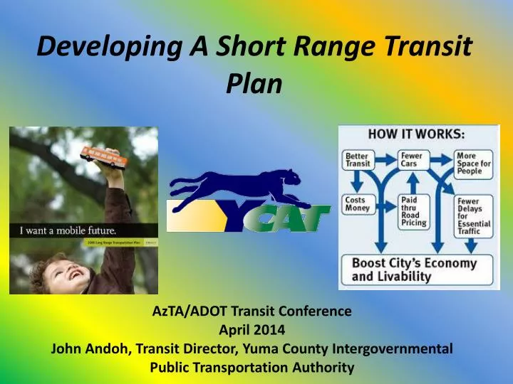 developing a short range transit plan