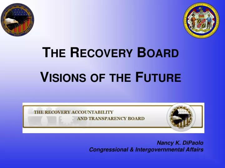the recovery board visions of the future