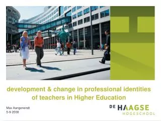 development change in professional identities of teachers in higher education