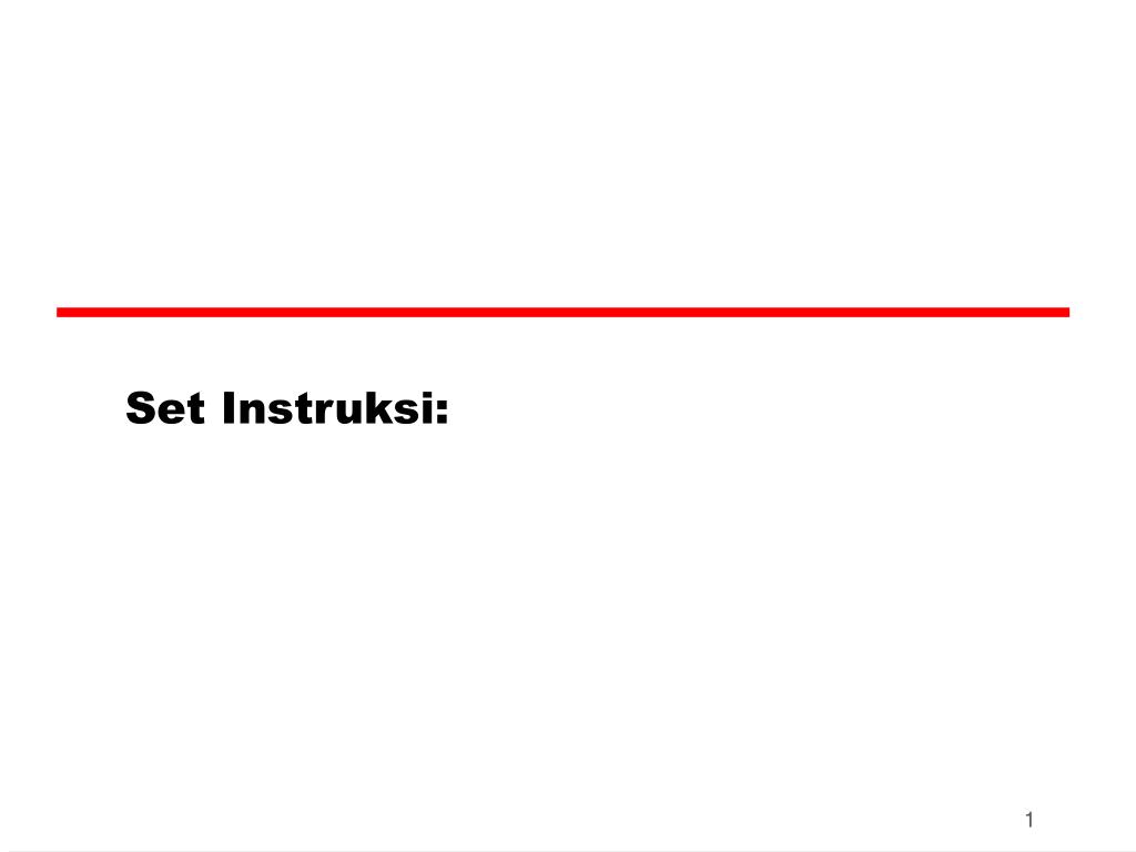 PPT - Set Instruksi: PowerPoint Presentation, free download - ID:3916533