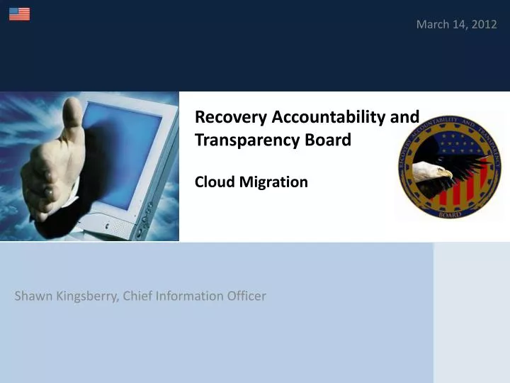 recovery accountability and transparency board cloud migration
