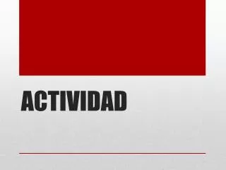actividad